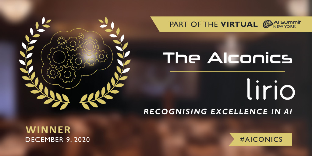 Lirio Recognized as Best AI Startup at AI Summit’s AIconics Awards