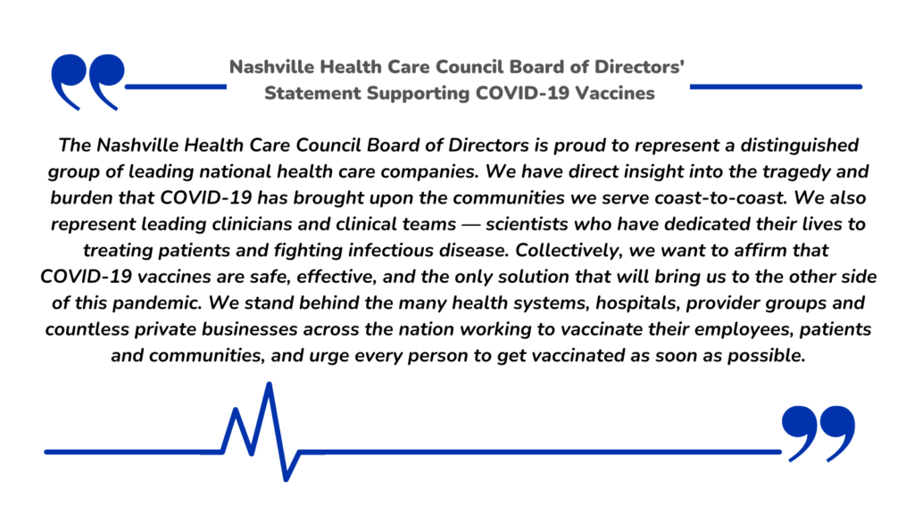 Council Board COVID 19 Statement Graphic